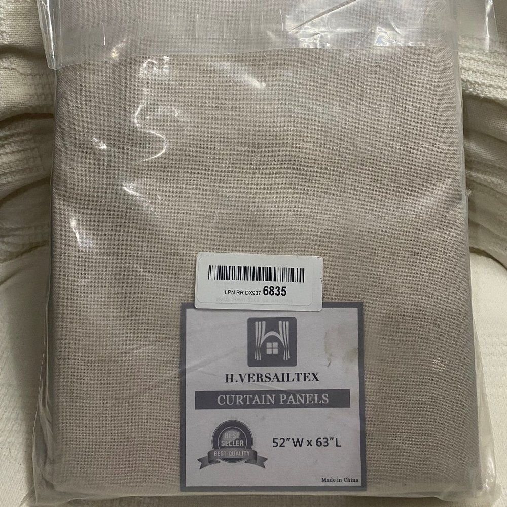 NIB - Light reducing curtian panels 52in x 63in